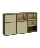 ERY D1844 P dolní modul, 2-dveřová/nika, 1000x1800x400, pravý, zelená